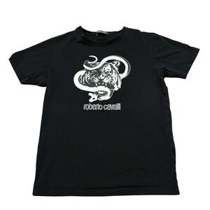 Roberto Cavalli Tiger Snake Graphic Shirt